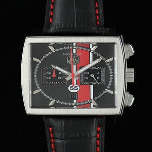 TAG Heuer Monaco Cw211A.fC6228 Mens Stainless Steel Bezel Quartz Watch