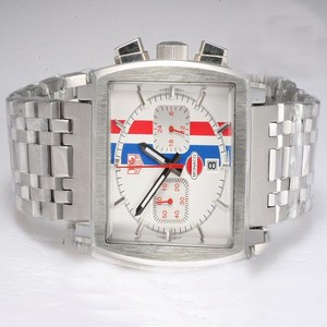 TAG Heuer Monaco Cw211A.fC6228 Multicolor Dial 40x40mm Silver Stainless Steel Strap Watch