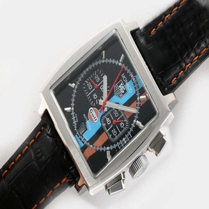 TAG Heuer Monaco Cw211A.fC6228 Stainless Steel Case Stainless Steel Bezel Multicolor Dial Watch