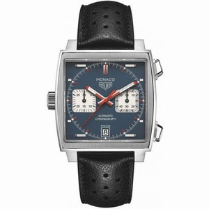 Tag Heuer Monaco Denim Blue Dial Automatic Men's Watch CAW211P.FC6356