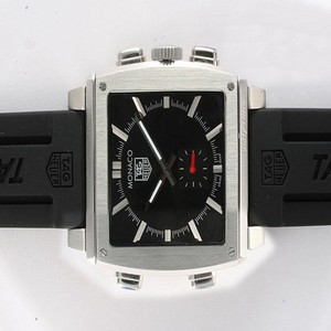 TAG Heuer Monaco Monaco Sixty Nine Quartz Black Dial Rectangle Watch