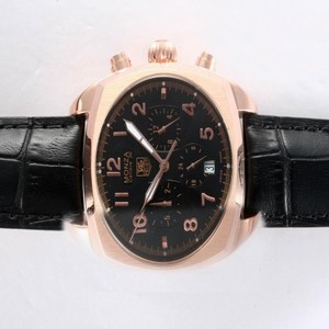 TAG Heuer Monza CJF1310.BA0580 Automatic 38mm Black Dial Watch