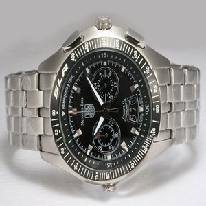 TAG Heuer Tag Heuer SLR CAG2111.BA0253 PVD Bezel Stainless Steel Case Black Dial Watch