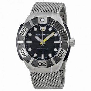 TechnoMarine Black Reef Black Dial Stainless Steel Men's Watch 513004