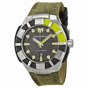 Technomarine Black Reef Grey Dial Stainless Steel Men's Watch 512002