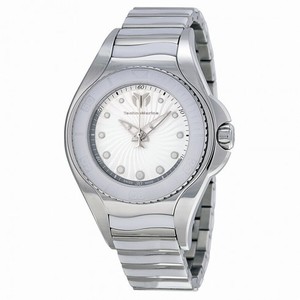Technomarine Blue Manta White Dial Stainless Steel White Ceramic Ladies Watch 213001