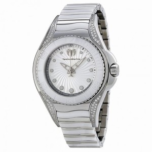 Technomarine Blue Manta White Dial Stainless Steel White Ceramic Ladies Watch 213003