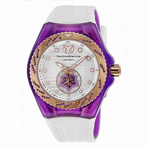 TechnoMarine Cruise Beach White Dial White Silicone Unisex Watch 113024