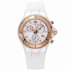 TechnoMarine Cruise Chronograph White Dial White Silicone Unisex Watch 110032C