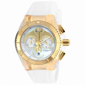 Technomarine Cruise Dream Chronograph White Dial White Silicone Unisex Watch 115004