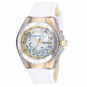 Technomarine Cruise Dream Mother of Pearl Dial White Silicone Ladies Watch 115117