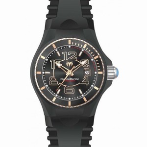 Technomarine Cruise JellyFish Black Dial Black Silicone Ladies Watch 115136