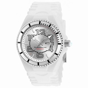 Technomarine Cruise JellyFish Silver Dial White Silicone Men's Watch 115139