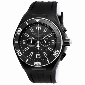 Technomarine Cruise Night Vision Black Dial Black Silicone Men's Watch 115056