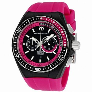 Technomarine Cruise Sport Pink Rubber Strap Chronograph Ladies Watch 111021