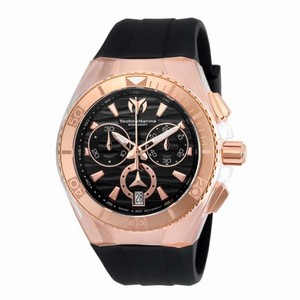 Technomarine Cruise Star Black Dial Black Silicone Unisex Watch 115045