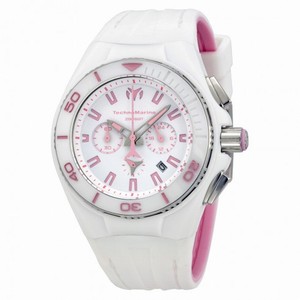 Technomarine Cruise Vision II White Dial White Rubber Ladies Watch 113012