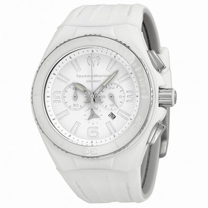 Technomarine Cruise Vision II White Dial White Rubber Unisex Watch 113014