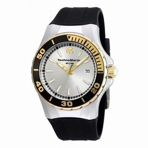 Technomarine Sea Manta Black Dial Black Silicone Men's Watch 215055