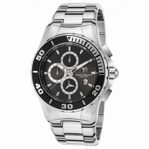Technomarine Sea Manta Chronograph Black Dial Stainless Steel Men's Watch 215043