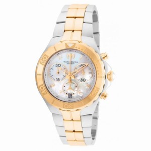 Technomarine Sea Pearl Chronograph Mother of Pearl Dial Two-tone Boys Watch 715001