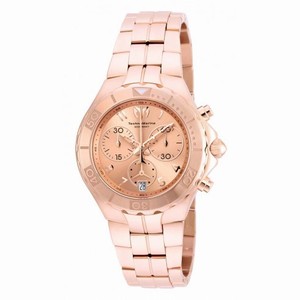 Technomarine Sea Pearl Chronograph Rose Dial 18kt Rose Gold-plated Men's Watch 715006