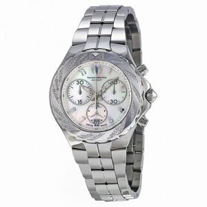 Technomarine Sea Pearl Chronograph White Dial Stainless Steel Ladies Watch 713007