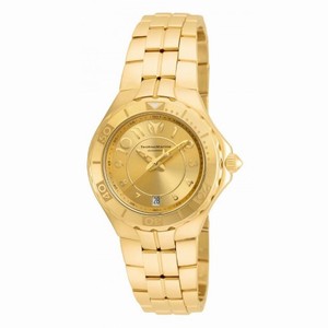 Technomarine Sea Pearl Gold Mother of Pearl Dial 18kt Gold-plated Ladies Watch 715010