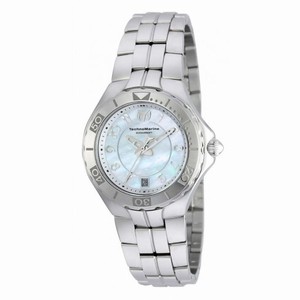 Technomarine Sea Pearl Oyster Mother of Pearl Dial Stainless Steel Ladies Watch 715012