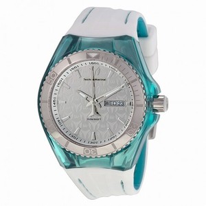 Technomarine Silver Dial White Silicone Unisex Watch 113035