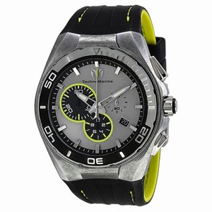 Technomarine Steel Evolution Chronograph Sunray Grey Dial Stainless Steel Men's Watch 112008
