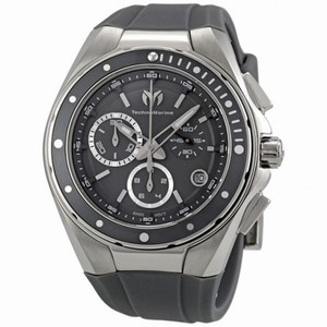 Technomarine Steel Regular Grey Dial Chronograph Unisex Watch 110008