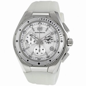 Technomarine Steel Regular Mother of Pearl Dial Chronograph Unisex Watch 110005