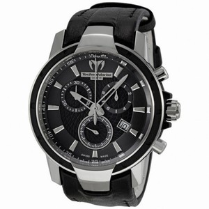Technomarine UF6 Black Dial Chronograph Ladies Watch 609010
