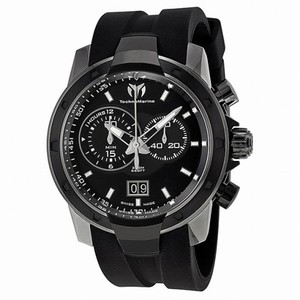 Technomarine UF6 Chronograph Black Dial Gunmetal-Tone PVD Men's Watch 612002