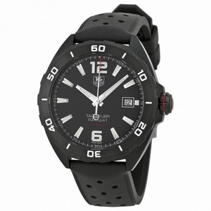 Tag Heuer Formula 1 Automatic Black Dial Black Rubber Men's Watch WAZ2115FT8023