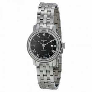 Tissot Bridgeport Lady Black Dial Stainless Steel Ladies Watch T0970071105300