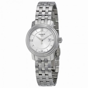 Tissot Bridgeport Quartz Silver Dial Silver Stainless Steel Ladies Watch T097.010.11.038.00