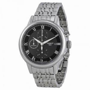 Tissot Carson Automatic Chronograph Black Dial Stainless Steel Men's Watch T0854271105300