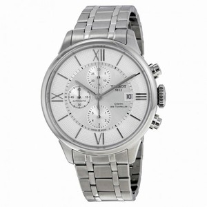 Tissot Chemin Des Tourelles Automatic Chronograph Silver Dail Stainless Steel Men's Watch T0994271103800
