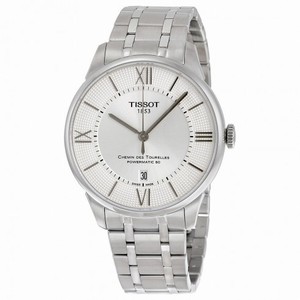 Tissot Chemin Des Tourelles Powermatic 80 Silver Dial Stainless Steel Men's Watch T0994071103800