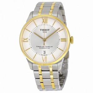 Tissot Chemin Des Tourelles Powermatic 80 Silver Dial Two-tone Men's Watch T0994072203800