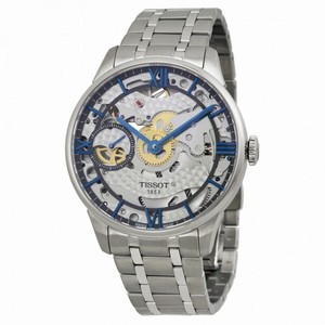 Tissot Chemin Des Tourelles Squelette Skeleton Dial Stainless Steel Men's Watch T0994051141800