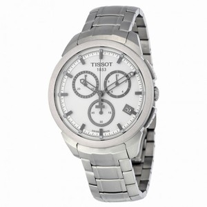 Tissot Chronograph Silver Dial Titanium Men's Watch T0694174403100