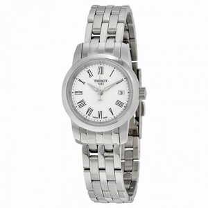 Tissot Classic Dream Jungfraubahn White Dial Stainless Steel Ladies Watch T0332101101310