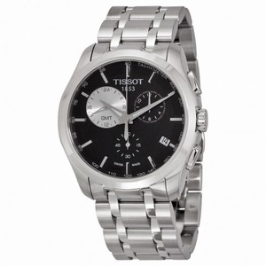 Tissot Couturier GMT Black Dial Trend Men's Watch T0354391105100
