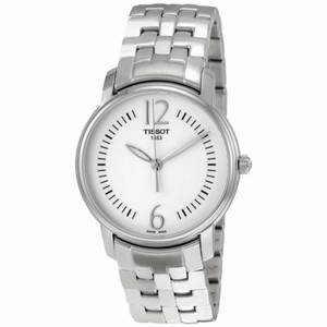 Tissot Lady Round Silver Dial Stainless Steel Ladies Watch T0522101103700