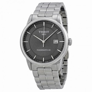 Tissot Luxury Automatic Anthracite Dial Stainless Steel Men's Watch T0864071106100