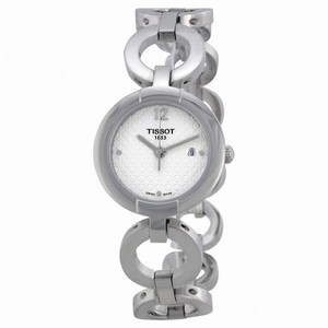 Tissot Pinky White Dial Stainless Steel Ladies Watch T0842101101701