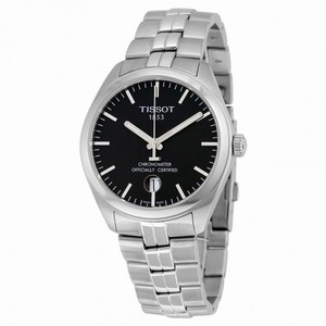 Tissot PR 100 COSC Black Dial Stainless Steel Men's Watch T1014511105100